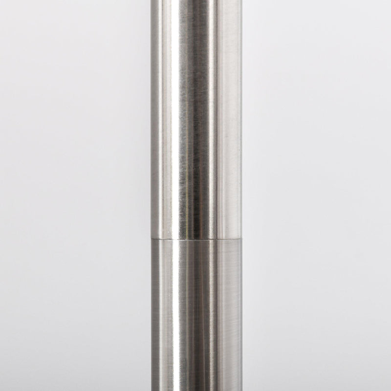 Lampada da Terra 3 Paralumi 38-52x25x165 cm E27 40W Argento