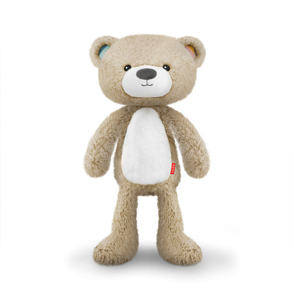 acquista Orsacchiotto di Peluche Multifunzione Allenatore del Sonno 16x40x12 cm con Luce e Suoni Beige