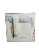 Dipinto Olio con Cornice Crown P2379-4 82.5x82.5 cm in Stampa su Tela Seconda Scelta