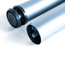 Kit 4 Gambe per Tavolo Regolabili Ø6x83/85 cm in Acciaio Emuca Grigio Metallizzato