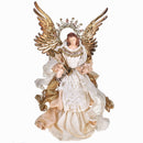 Statuina Angelo con Arpa 36 cm in Resina