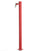 Fontaine de jardin avec robinet rouge Belfer 42/SR
