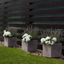 Vaso 50x50 cm in Resina Arkema Iris Vase Ruby