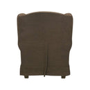 Poltrona Bergere 103x87x84 cm in tessuto marrone