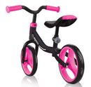 Bicicletta Pedagogica per Bambini 10" Senza Pedali Globber Go Bike Nero e Rosa