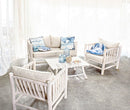 Poltrona con Cuscini Sahel in Teak