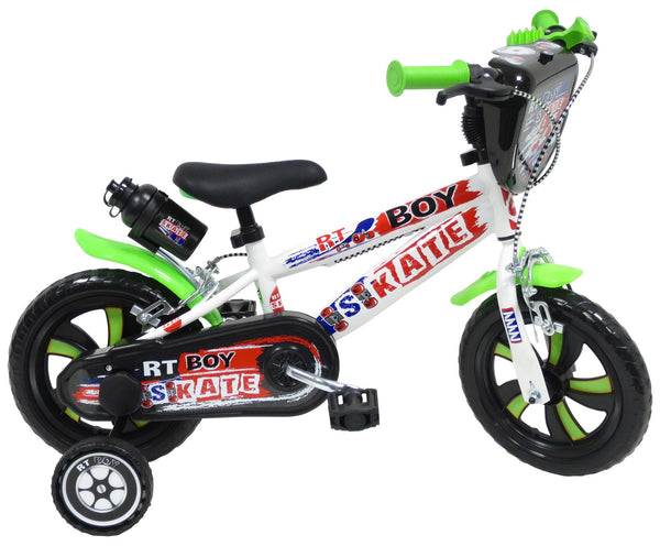 Vélo Enfant 12" 2 Freins Pneus EVA Rt-Boy Skate Blanc/Vert online