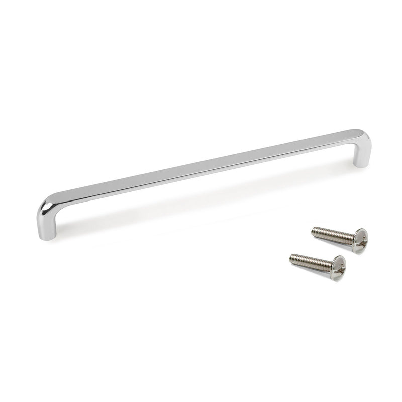 Set 20 Maniglie per Mobili 224 mm in Zama Emuca Zagreb Cromato