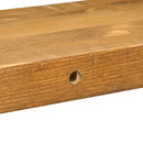 Set 3 Mensole 30/40/50x18x3,6 cm in Legno di Pino  Marrone