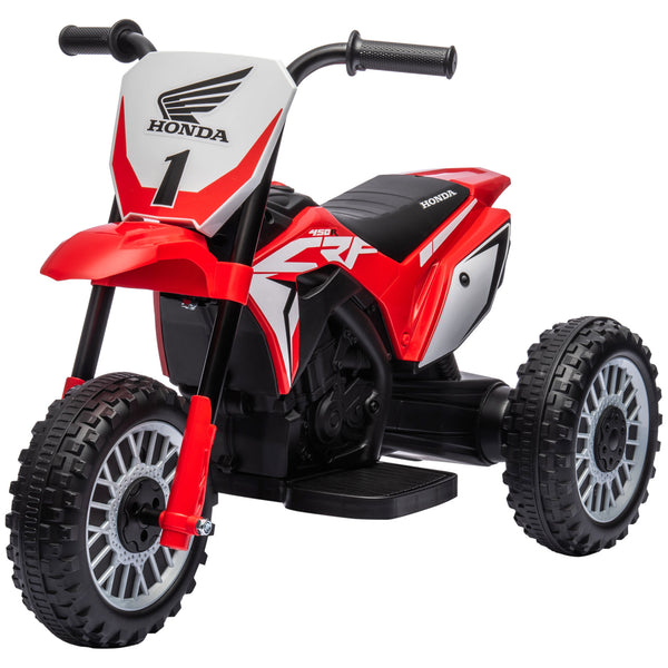 sconto Moto Elettrica per Bambini 3 Ruote 6V con Licenza Honda CRF450RL Rosso