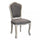 Chaise Charlene 52x50x100 h cm en Dove Wood