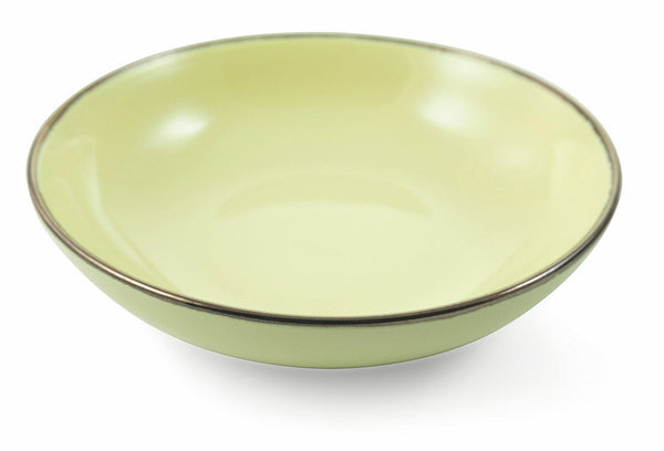 sconto Set de 6 assiettes creuses Ø20,5x5,3 cm en grès VdE Tivoli 1996 Royal Light Jaune Clair