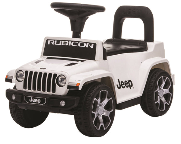 sconto Voiture porteuse sous licence Jeep Rubicon blanche pour enfants
