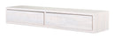 Mensola da Parete con 2 Cassetti 88,2x13,4x20 cm in Fibra di Legno Domino Rovere Imperiale