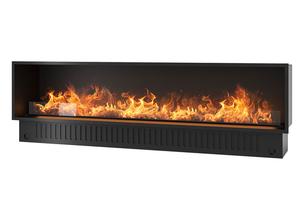 Camino a Vapore Elettrico da Incasso 220x45(64,8)x40 cm Invapo Inside con Ricarica Automatica e LED RGB Nero sconto