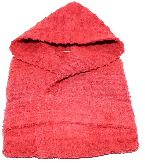 Peignoir Eponge 100% Coton Sally Horizon Bordeaux sconto