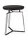 Table basse ronde en métal noir D40 Zaira