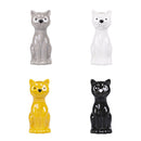 Set 4 Umidificatore per Radiatori 7,6x5,6x18,7 cm  in Ceramica VdE Tivoli 1996 Cat