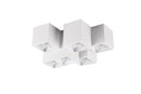 Plafoniera da Interno a LED in Metallo Bianco Opaco