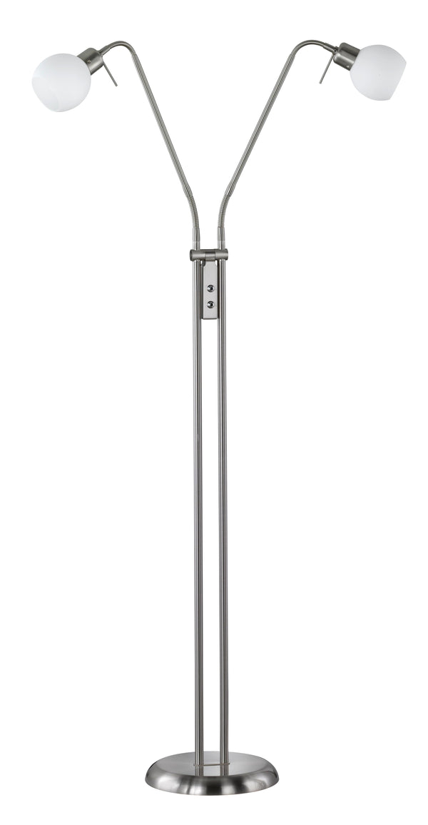 Lampadaire LED d'intérieur en Métal Nickel Mat acquista