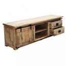Mobile TV Zachery 180x45x55 h cm in Legno Marrone