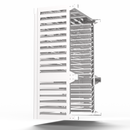Copri Condizionatore 105x150x65 cm in Alluminio a Parete Big Blade VL Bianco