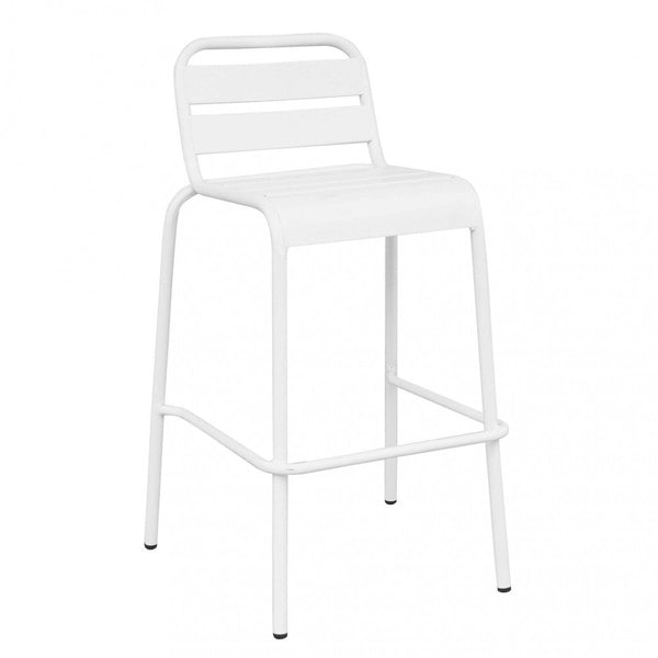 Tabouret haut Vega 50x51x95 h cm en acier blanc acquista