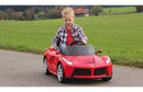 Macchina Elettrica per Bambini 12V con Licenza Ferrari la Rossa