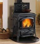 Pedana Salvapavimento per Stufe a Pellet e Legna 70x60 cm in Acciaio Nera