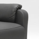 Poltrona Relax Reclinabile Manuale 75x95x103 cm in Similpelle Grigio