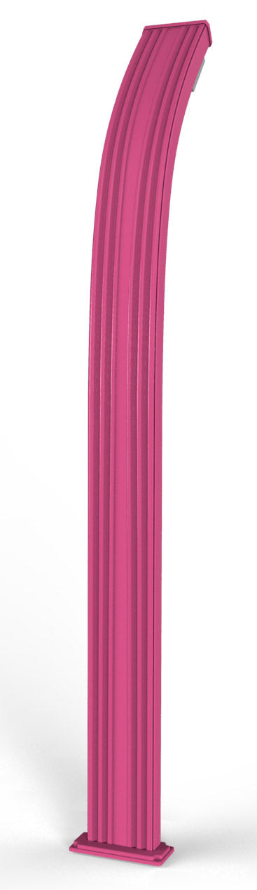 Doccia Solare da Esterno Giardino 30L Miscelatore e Lavapiedi Arkema Spring Fuxia sconto