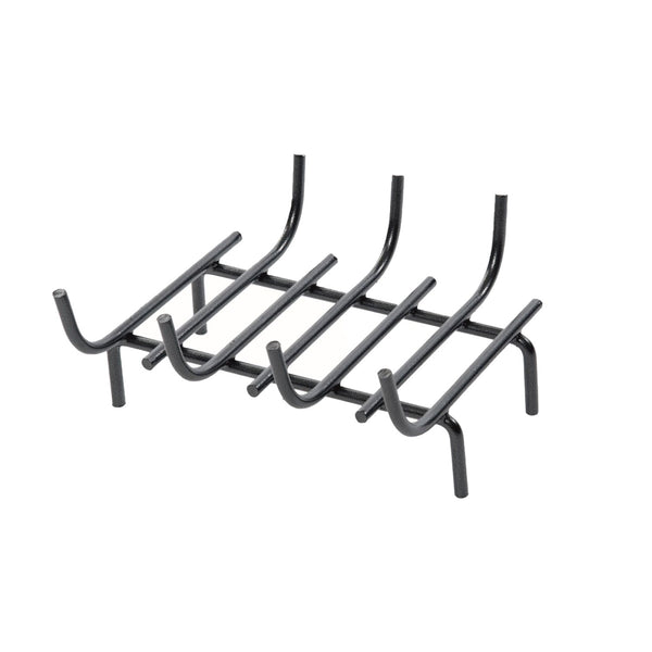 Brucialegna Braciere 7 Barre 35x30 cm in Ferro Verniciato Grigio Martellato acquista