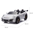 Macchina Elettrica per Bambini Licenza Ruf Big 24V Bianco  