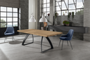 Tavolo Fisso 200x100x76 cm In Rovere  Bridge  Naturale