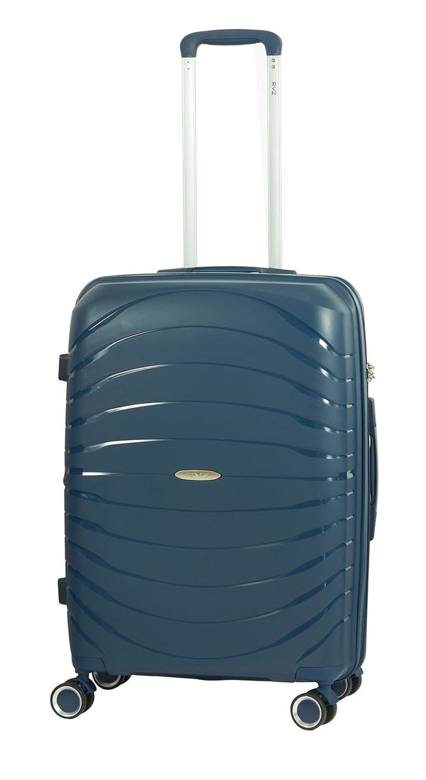 Trolley Valigia Media Rigido Espandibile in Polipropilene TSA Ravizzoni Alaska Blu online