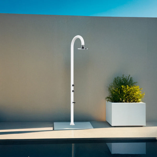 Doccia da Giardino in Alluminio Soffione I-switch a 3 Getti Sined Luna Alu Sensor Bianco prezzo