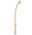 Doccia Solare da Giardino 25L Miscelatore e Lavapiedi Arkema Jolly Champagne Bronze