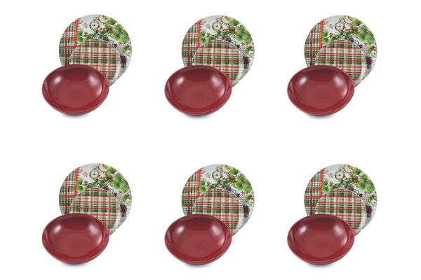 prezzo VdE Tivoli 1996 Canada Service de table en porcelaine multicolore 18 pièces