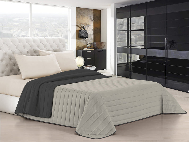 Trapuntino Doubleface 100gr Grigio Chiaro\/Grigio Scuro Varie Misure