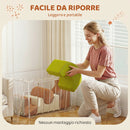Set di 5 Costruzioni Morbide per Bambini 3-6 Anni 177x35x36 cm con Base Antiscivolo in Velluto a Coste Multicolore      