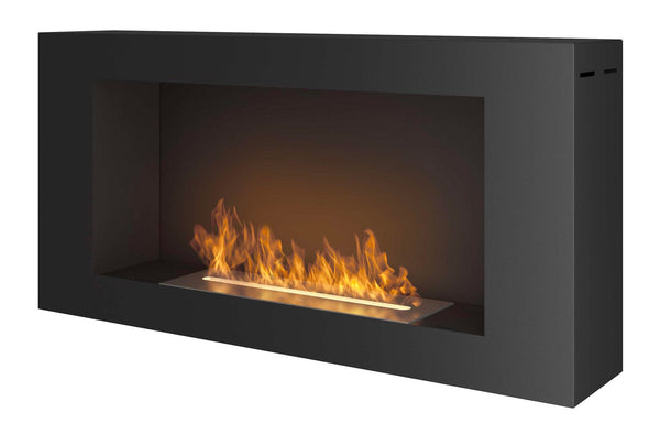 online Cheminée Bioéthanol Murale 91x44 cm Blackbox 910 Noir