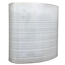 Applique 1xE27 Montatura Bianca Vetro Lastra Bianco Righe E-Energy Cora