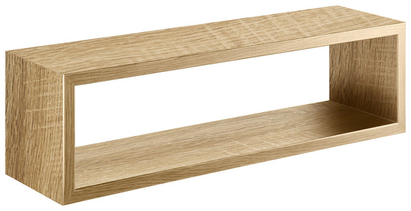 sconto Mensola da Parete 60x18x15,5 cm in Fibra di Legno Regolo Rovere Sagerau