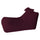Chaise longue transat 120x70x65 cm avec coussin polyester Armonia Bordeaux