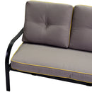 Set Salotto da Giardino in Metallo Taranto Antracite