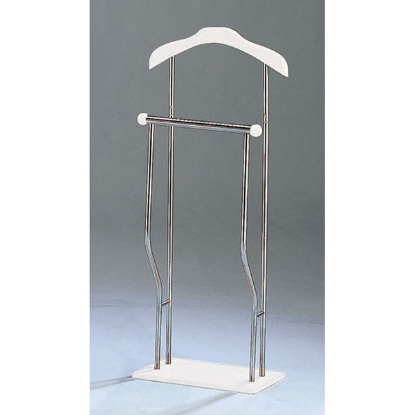 Porteur en Acier et Bois Fumer Valet Stand Paladin Blanc prezzo