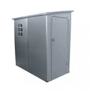 Casetta Box da Giardino Hause 111x191x194 h cm in Plastica Grigio chiaro