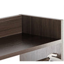 Scarpiera 4 ante 63x150x24 cm in Legno Melaminico Noce