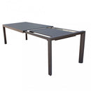 Tavolo Allungabile Houston 135/180x70x75h cm in Alluminio Taupe