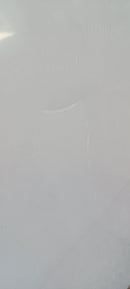 Pensilina Tettoia Nera in Policarbonato Compatto Satinato Opalino 150x100 cm Seconda Scelta